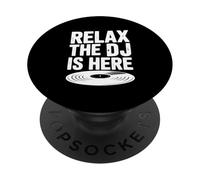 Relájate, el DJ está aquí, música de Fiesta PopSockets PopGrip Adhesivo