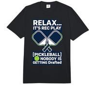 Relájate Es Rec Play Nadie está Siendo reclutado Pickleball Comfort Colors Adult Heavyweight T-Shirt