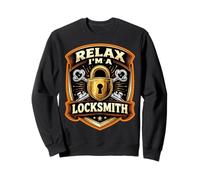 Relájate I'm A Locksmith Funny Locksmithing Quote Lock Smith Sudadera