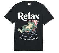 Relájate, no es una Rana Tan seria Comfort Colors Adult Heavyweight T-Shirt