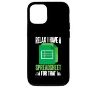 Relájate, Tengo una Hoja de cálculo para Esa Divertida Hoja de cálculo Carcasa para iPhone 12/12 Pro