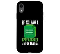 Relájate, Tengo una Hoja de cálculo para Esa Divertida Hoja de cálculo Carcasa para iPhone XR