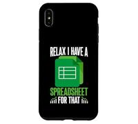 Relájate, Tengo una Hoja de cálculo para Esa Divertida Hoja de cálculo Carcasa para iPhone XS MAX
