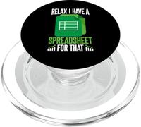 Relájate, Tengo una Hoja de cálculo para Esa Divertida Hoja de cálculo PopSockets PopGrip para MagSafe