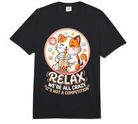 Relájate, Todos Estamos Locos, no es una Competencia Comfort Colors Adult Heavyweight T-Shirt