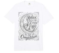 Relájate, Todos Estamos Locos, no es una Competencia Comfort Colors Adult Heavyweight T-Shirt