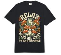 Relájate, Todos Estamos Locos, no es una Competencia Comfort Colors Adult Heavyweight T-Shirt
