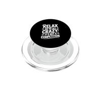 Relájate Todos Estamos Locos No es una Competencia PopSockets PopGrip para MagSafe