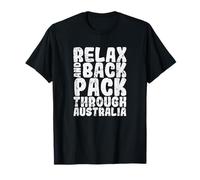 Relájate y Mochila por Sydney Australia Camiseta
