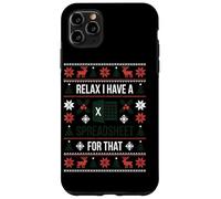 Relájese Tengo Una Hoja De Cálculo para Que Chfristmas Carcasa para iPhone 11 Pro MAX