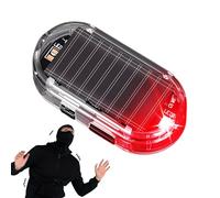 Relámpago de alarma de coche con energía solar genérico - Antift Automotive LED de advertencia | Alarma falsa para coche eficiente Luz intermitente | LEULLA DE SEGURIDAD DE LA SEGURIDAD DEL LED