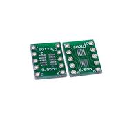 Reland Sun 10PCS SOT23 MSOP10 SOP-10 UMAX a DIP10 placa de transferencia de PCB DIP Pin Board Pitch Adapter