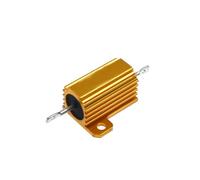 Reland Sun 2 unids 10W aluminio Power Metal Shell caso Wirewound Resistor 0.1~10K 0.5 1 2 3 5 6 8 10 20 100 150 200 300 500 1K 5K 10K ohm (0.2R)