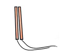 RELAND SUN 2 unids luz diurna coche LED luz tira impermeable COB luces camión barco bicicleta universal 17 cm 12 V conducción iluminación (rosa)