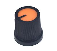 RELAND SUN 20pcs AG2 AG3 6mm eje acanalado agarre control volumen potenciómetro perillas (AG3, naranja)