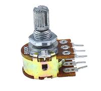 RELAND SUN 5 unids 6pin WH148 504 500 K ohmios resistencias variables doble rotatorio carbono película cónica potenciómetro