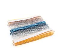 Reland Sun 600pcs/lot 30Values 20pcs 1% 1/4 W Resistor Pack Metal Film Resistor Kit utilizar un anillo de color Resistencia (10 ohmios ~ 1 M ohmios)