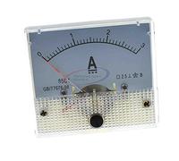 Reland Sun 85C1 DC - Panel de medidor de amperímetro analógico de plástico para medidor de corriente mecánica, panel de amplificador analógico (50uA)