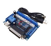 Reland Sun Adaptador de interfaz de placa de desmontaje CNC de 5 ejes con cable USB para controlador de motor paso a paso MACH3