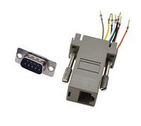 RELAND SUN Adaptador de módulo DB9 a RJ45 Adaptador serie (DB9 macho a RJ45)