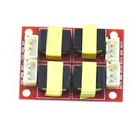 RELAND SUN Aislamiento de ruido de audio común, aislador de ruido de tierra, aislador de audio para coche, navegación GPS, filtrado de sonido de corriente, elimina AUX antiinterferencias (cuatro