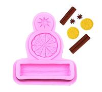 RELAND SUN Cinnamon Star Anís ResinSilicone Herramientas para hornear cocina DIY Cake Chocolate Pastry Fondant Moldes