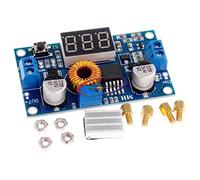 Reland Sun Convertidor Buck ajustable XL4015 Paso abajo Módulo 5A de alta potencia 75W DC-DC con pantalla LED