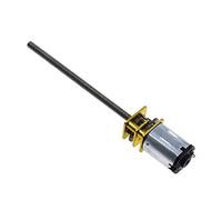 Reland Sun DC 12V Motor de engranaje M3* 55MM Tornillo de plomo Eje de salida 30-600RPM (200RPM)