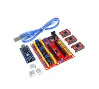 RELAND SUN Grabado Expansión Junta Kit Controlador CNC Shield V4+Na no 3.0 Board+A 4988 Driver con USB (cnc shield v4 kit)