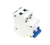 Reland Sun Interruptor de circuito en miniatura 2P 400V AC Disyuntor en miniatura Protección contra fugas Interruptor de aire DZ47 2P-6A 2P-10A 2P-20A 2P-25A 2P-32A 2P-40A 2P-50A 2P-63A House MCB con