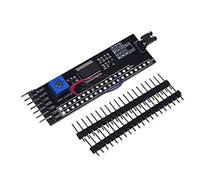Reland Sun MCP23017 5V 1602/2004/12864 LCD Driver Module Serial Interfaz Adaptador Junta Ajuste de contraste con pines