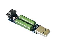 Reland Sun Mini USB 0.15A-3A módulo de probador de carga electrónica ajustable corriente constante para 3.7V ~ 13V 15W resistencia inteligente continua envejecimiento (1-2A)