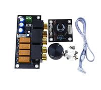 Reland Sun Selector de audio de 4 vías, tablero práctico de selección de señal de audio estéreo, 1,6 mm de espesor de audio para la industria Selección de fuentes de audio