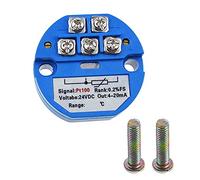 Reland Sun Transmisor de sensor de temperatura PT100, 24 V CC, 4 - 20 mA de 0 a 50, 100 y 150 grados (-50 - 150 °C)
