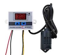 Reland Sun XH-W3005 - Controlador de interruptor higrómetro, sensor de humedad, 12 V, 24 V, 220 V (110-220 V)