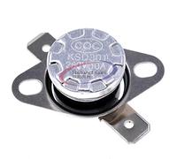 Reland Sung 5PCS KSD301 250V 10A Interruptor de temperatura normal cerrado o abierto Control térmico 30 ° C-160 ° C centígrado (normal cerrado 105 ° C)