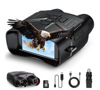 Relassy Binoculares Visión Nocturna 4K HD, IR, 5X Zoom, 4000mAh, 32GB