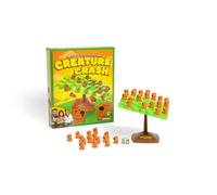 Relatable Creature Crash - Juego de Equilibrio Capybara para Familia y niños, Incluye 49 capibaras, 1 Tabla de Equilibrio, 1 Base y Dados