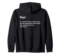 Relatable Funny British Dictionary Definition Taxi Sudadera con Capucha