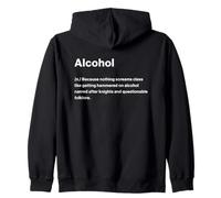 Relatable Funny Dictionary Definition Alcohol Sudadera con Capucha