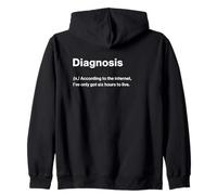 Relatable Funny Dictionary Definition Diagnosis Sudadera con Capucha