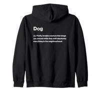 Relatable Funny Dictionary Definition Dog Sudadera con Capucha