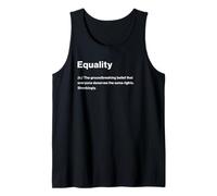 Relatable Funny Dictionary Definition Equality Camiseta sin Mangas