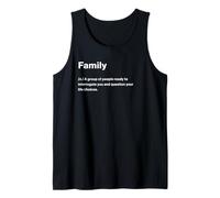 Relatable Funny Dictionary Definition Family Camiseta sin Mangas