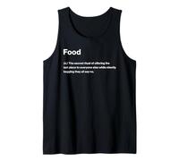 Relatable Funny Dictionary Definition Food Camiseta sin Mangas
