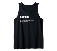 Relatable Funny Dictionary Definition Football Camiseta sin Mangas