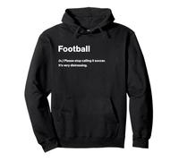 Relatable Funny Dictionary Definition Football Sudadera con Capucha