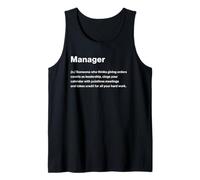 Relatable Funny Dictionary Definition Manager Camiseta sin Mangas