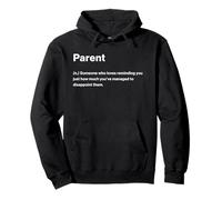 Relatable Funny Dictionary Definition Parent Sudadera con Capucha