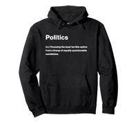 Relatable Funny Dictionary Definition Politics Sudadera con Capucha